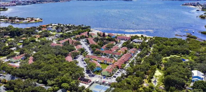 arial view